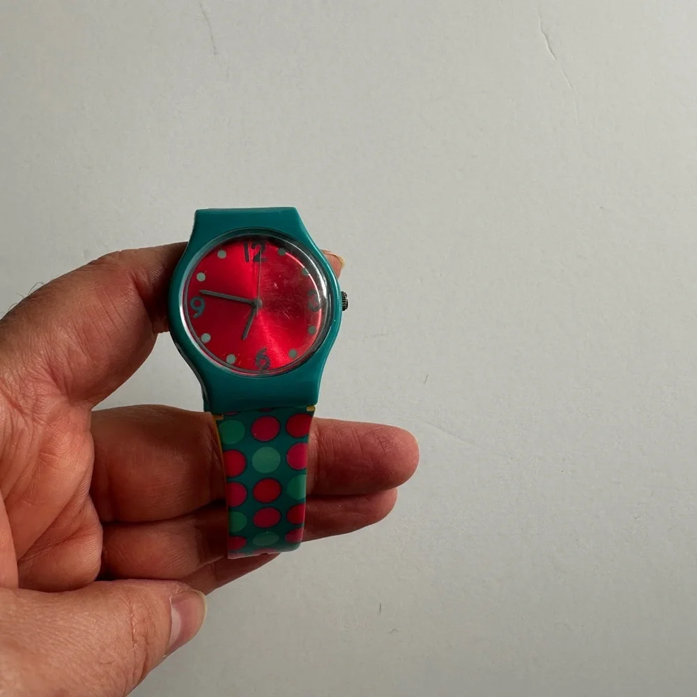 Colorful Polka Dot and Butterfly Watches set of 2